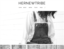 Tablet Screenshot of hernewtribe.com